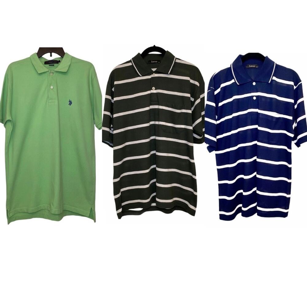 Men's Various L Polo's Bundle of 3
